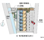 ★手数料０円★倉敷市西中新田　月極駐車場（LP）